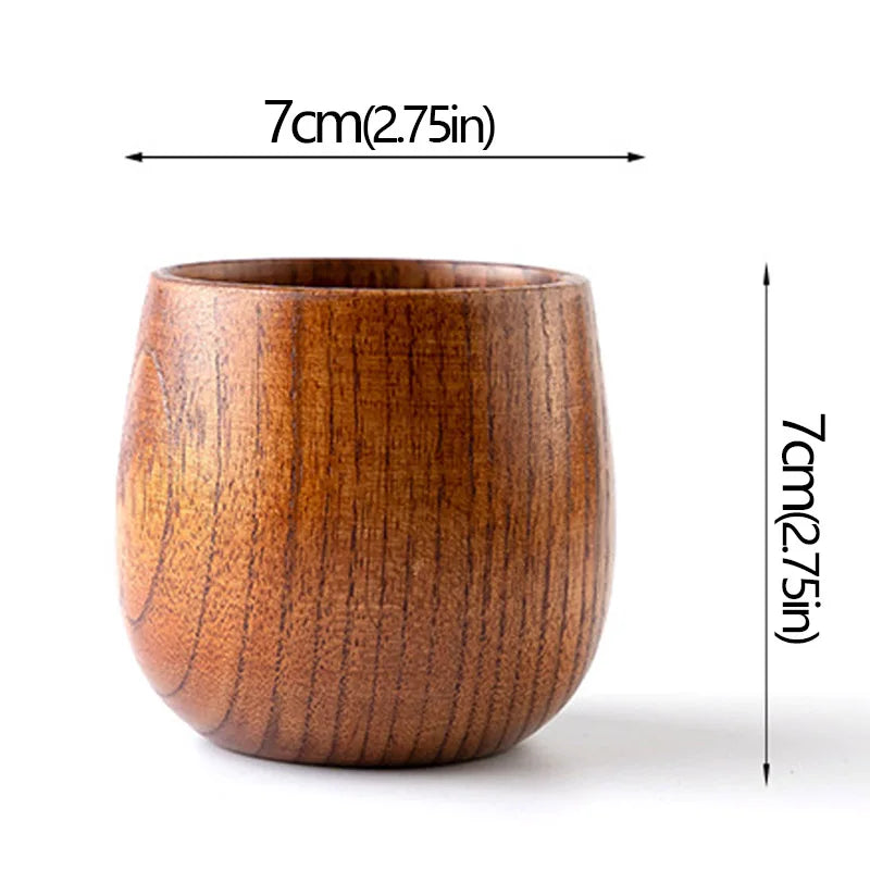Wooden Handmade Jujube Wood Handle Beer Coffee Milk Tea Mug
