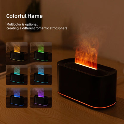 Flame Essential Oil Colorful Flame Diffuser Humidifier