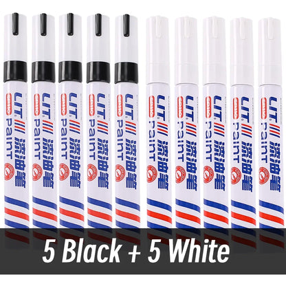 3mm 10p Colorful 8 Colors Permanent Paint Marker Waterproof