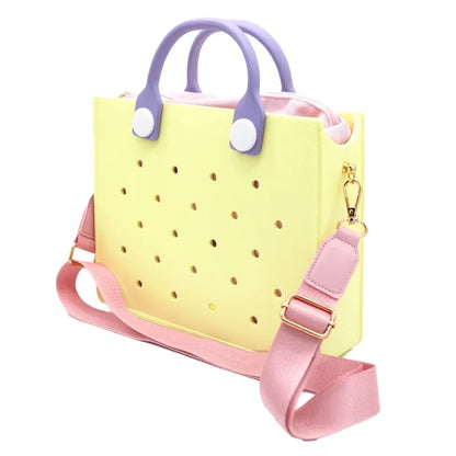 Tote Handbag Storage EVA Large Leather Shoulder Casual Waterproof Bag