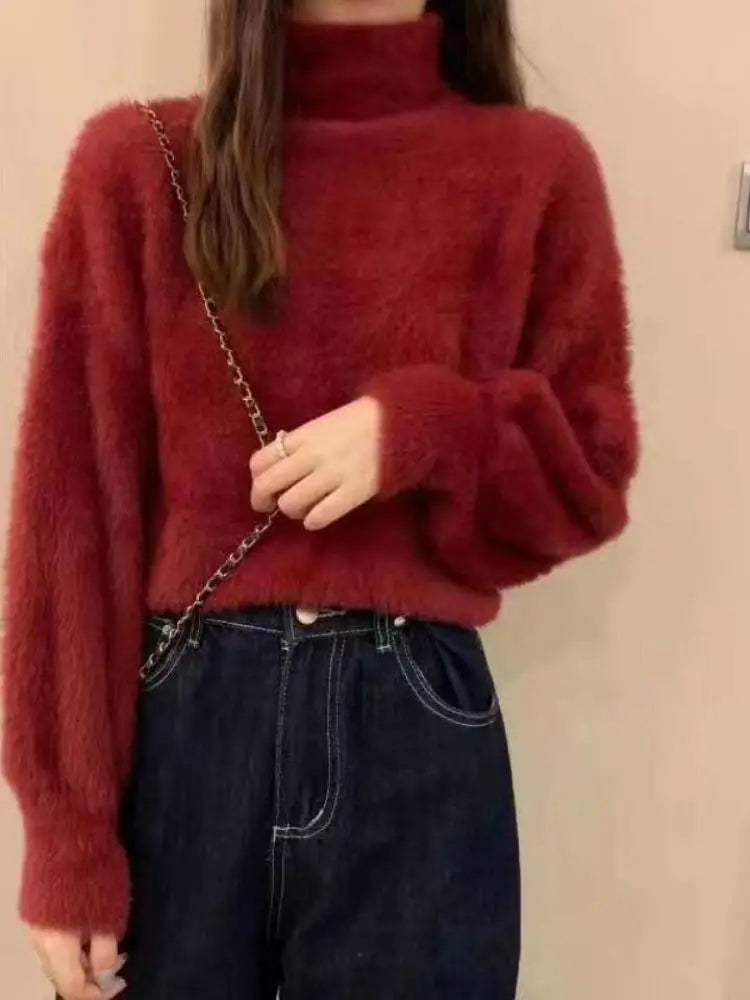 Mink Wool Hot Fleecing Sweater