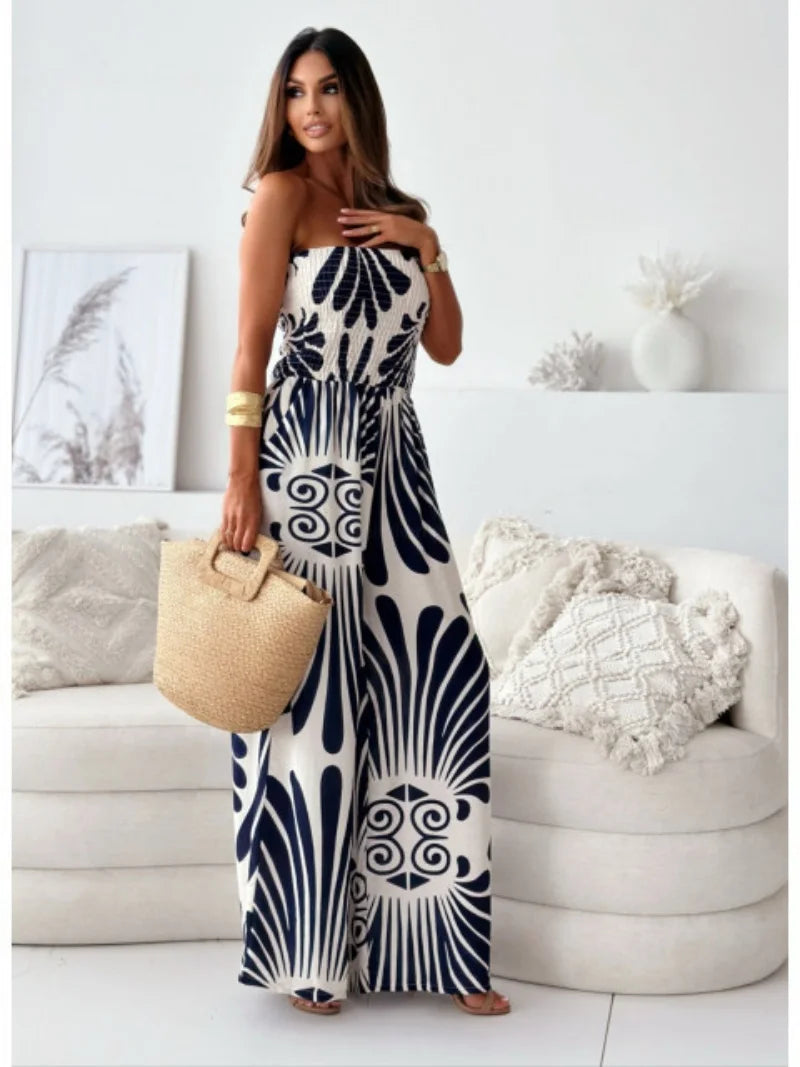 Casual Slit Midi Elegant jumpsuit