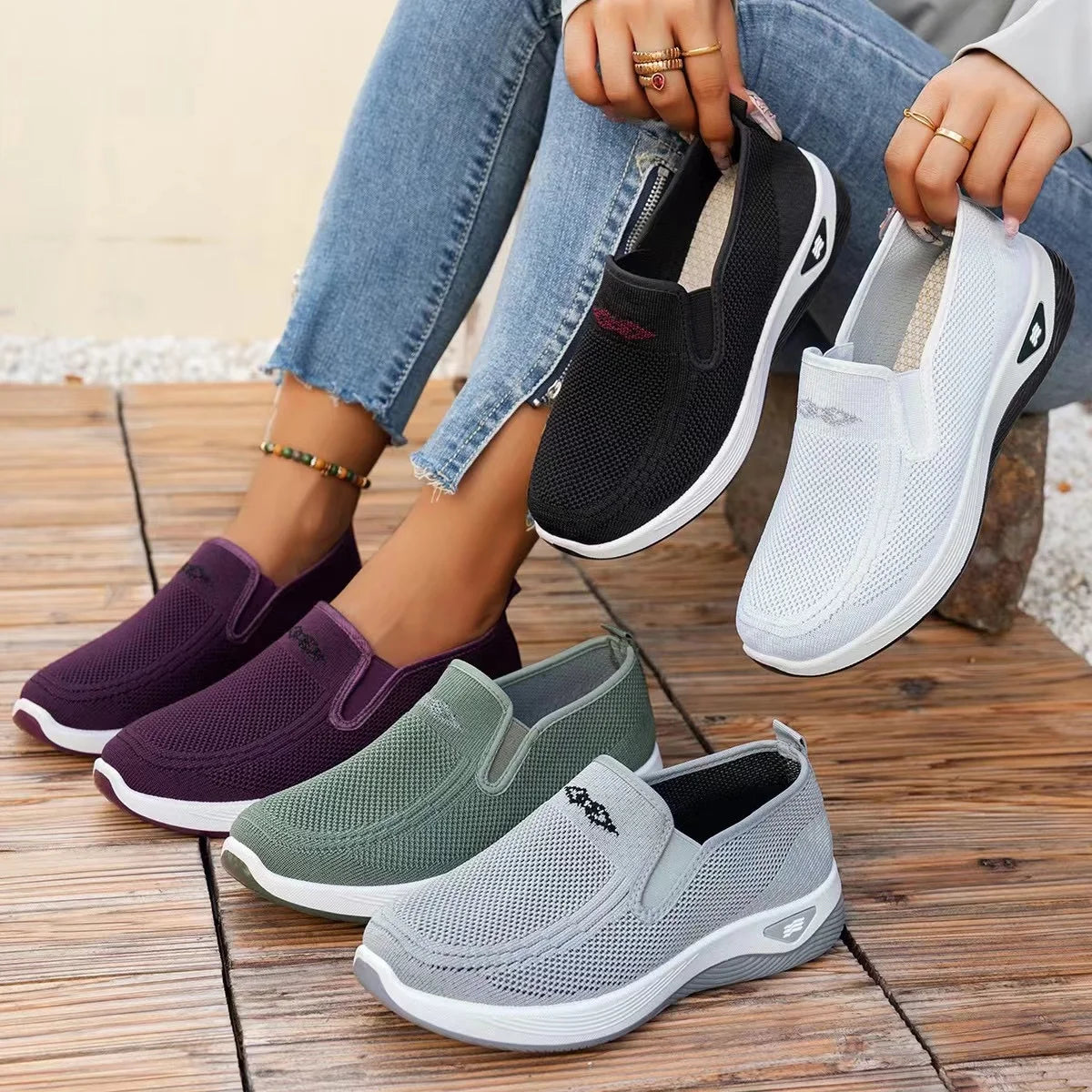 Casual comfortable work shoes