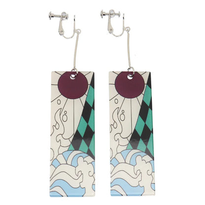 Acrylic Demon Drop Long Earrings