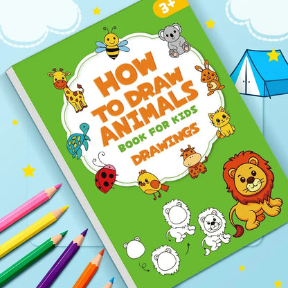 How to Draw Animals Step-by-Step Drawing Book
