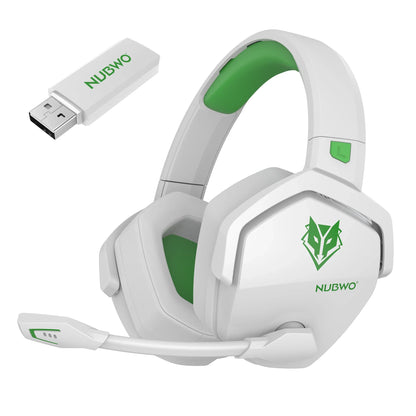 Dual Wireless Gaming Headphones 2.4GHz Bluetooth 5.3 Headsets Gamer with Microphone