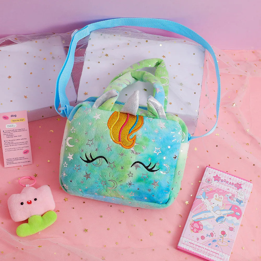 Sweet Unicorn Handbags Cute Kid Crossbody Shoulder Bag