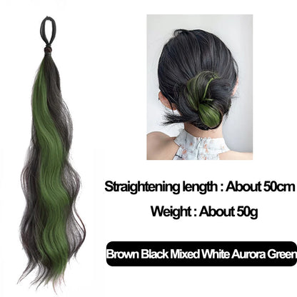 50cm Synthetic Self-Winding Ball Head Wig