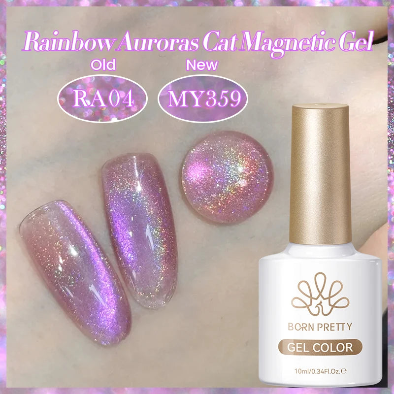 Dark Red Cat Magnetic Gel Nail Polish