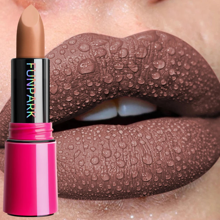 25-Color Matte Lipstick Waterproof Long Lasting  Velvet Finish Lip Tint