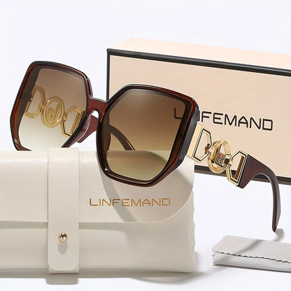 Large Square Decorative UV400 Sunglasses