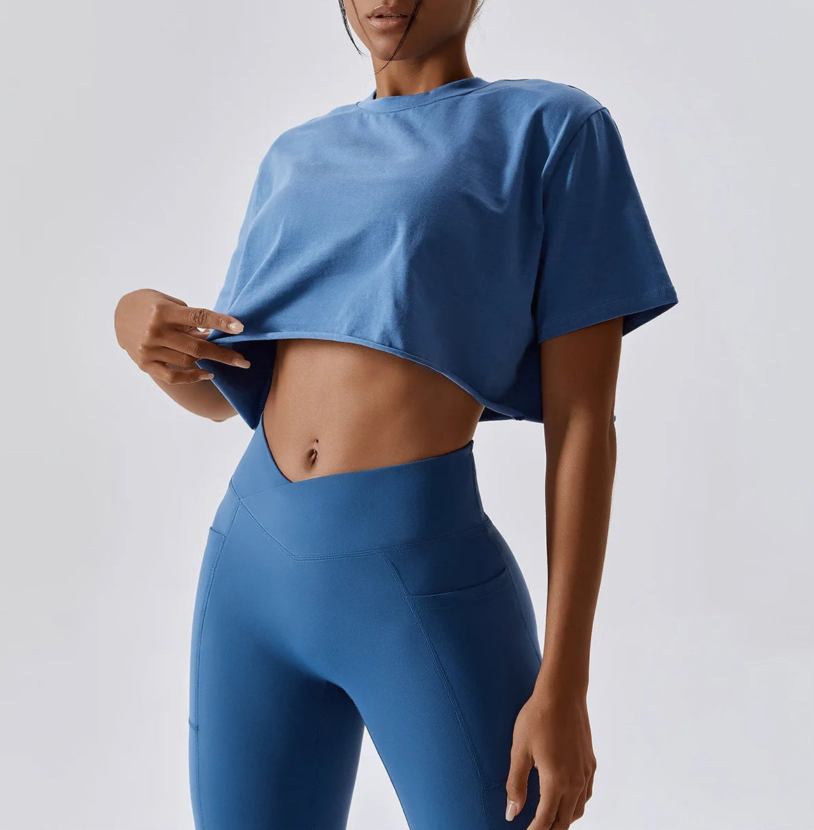 Outdoor Dance Short sleeved Yoga Sports T-shirt