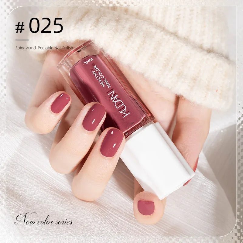 Colorful Water-Base Nail Polish 40 Colors Air Dry Peel Off Nail Art