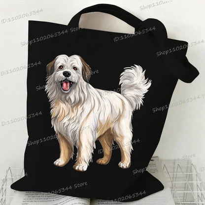 Animal Dog Series Canvas Tote Bag