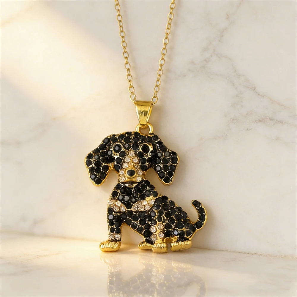 Exquisite Cute Beagle Pendant Necklace Dog Lovers