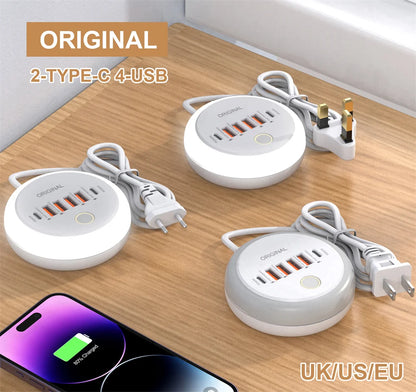 Multi Ports PD Type C Fast Charging Wall Charger
