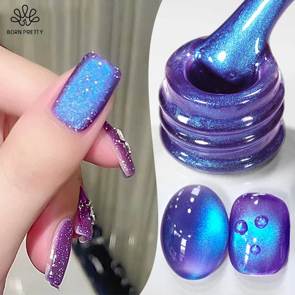 Blueberry Cat Magnetic Gel Nail Polish