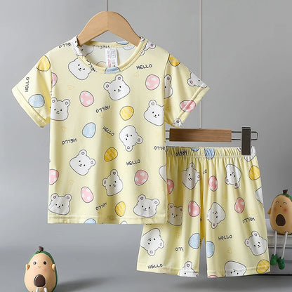 Children's Cute Cartoon Print Set