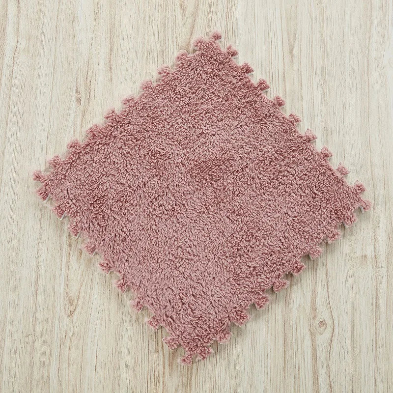 Soft Plush Warm Carpet Baby Play EVA Foam Floor Game Mat