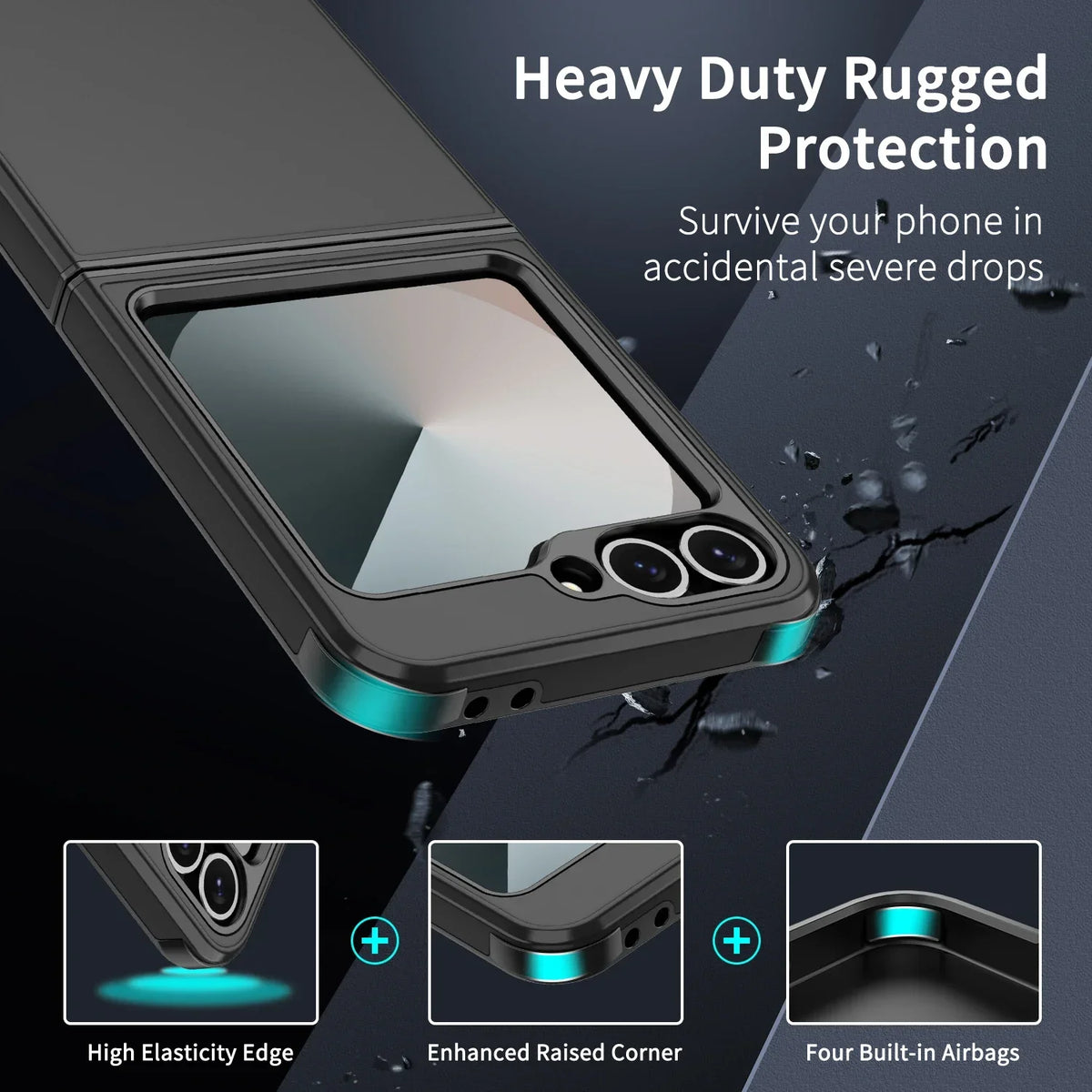 Luxury Matte Protective Phone Case Galaxy Z Flip