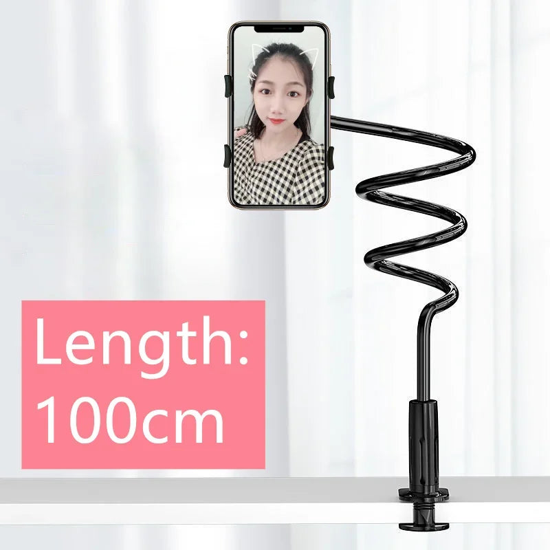 100cm Clip on Stand Holder Long Arm Lazy Bracket Phone Holder