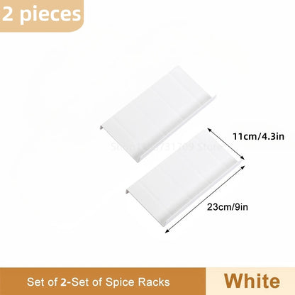 Drawer Spice Racks for Kitchen 4 Layers Adjustable Spice Rack