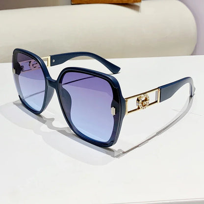 Luxury Diamond Oversized Square Eyeglasses