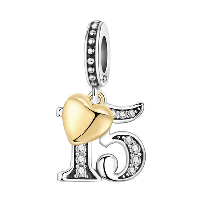 925 Sterling Silver Zircon Butterfly Letter Bracelet