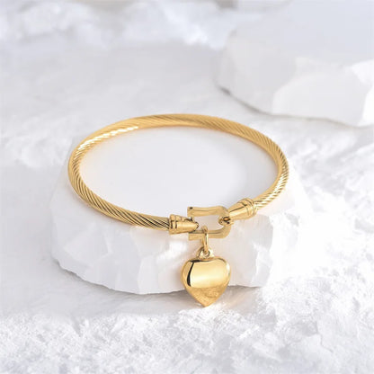 DANA 18k Gold Stainless Steel Heart Bracelets