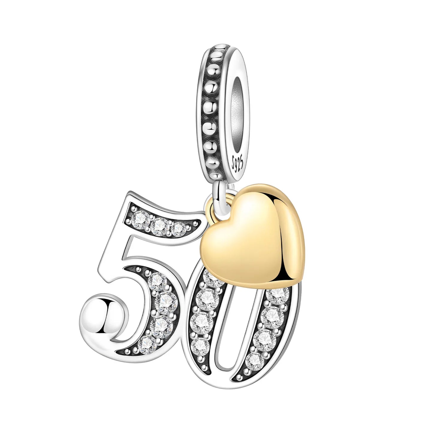925 Sterling Silver Zircon Butterfly Letter Bracelet