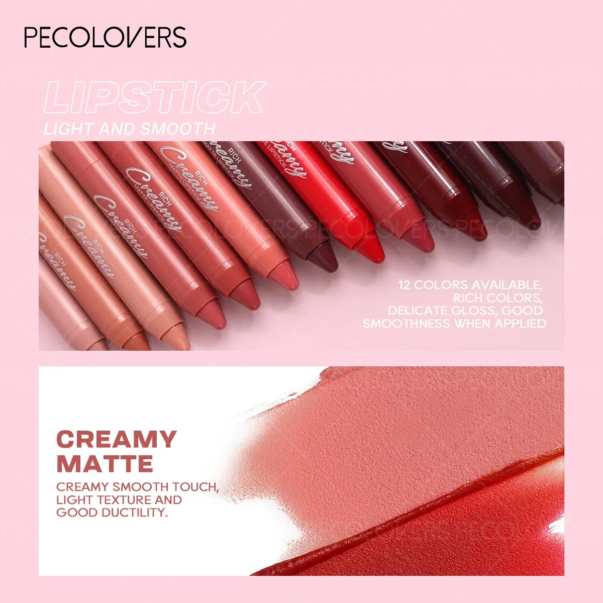 Smooth Lip Glaze Waterproof Moisturizing Matte Lipstick
