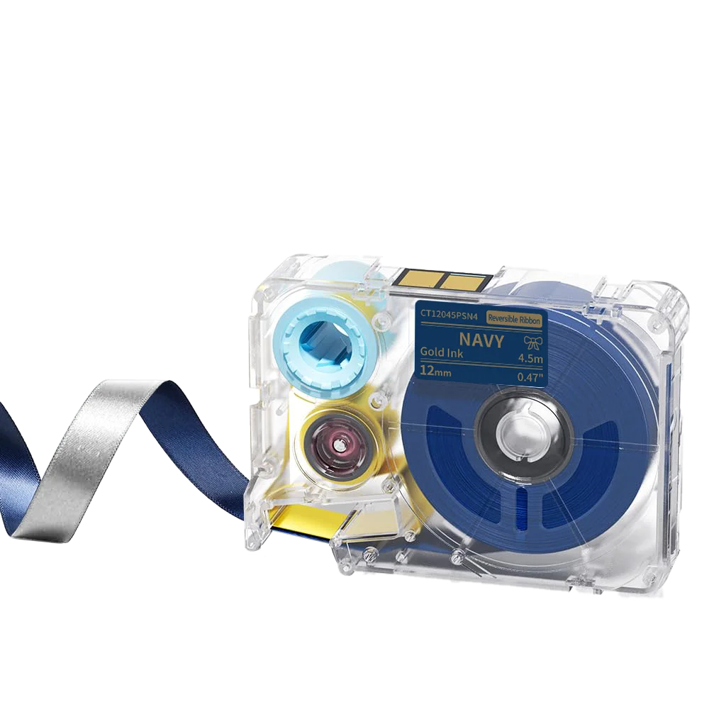 Phomemo A30 P15 Fabric Ribbon Cartridges 12mm X 5m Satin Ribbons