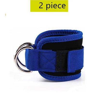 Cable Ankle Straps Double D-Ring Ankle Cuffs