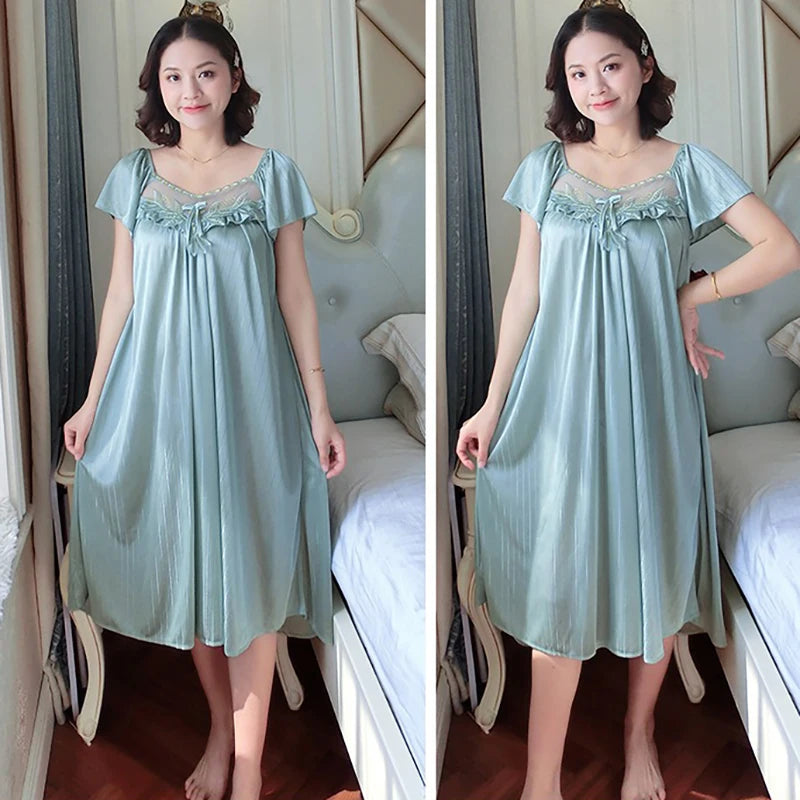 Silk Short Sleeve Pyjama