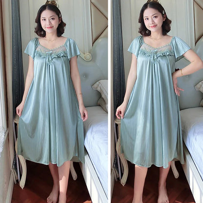 Silk Short Sleeve Pyjama