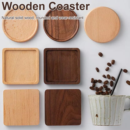 Wood Coasters Beech Coasters Heat Resistant