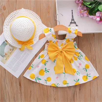 2Pcs/Set Summer girls dress