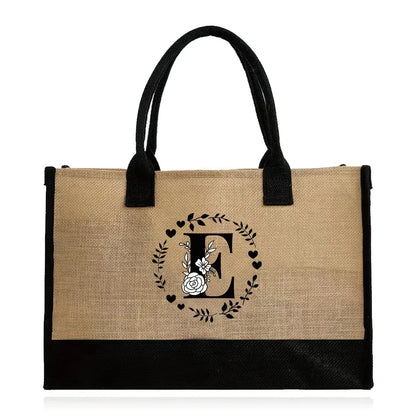 Large Capacity Grocery Letter Pattern Bags
