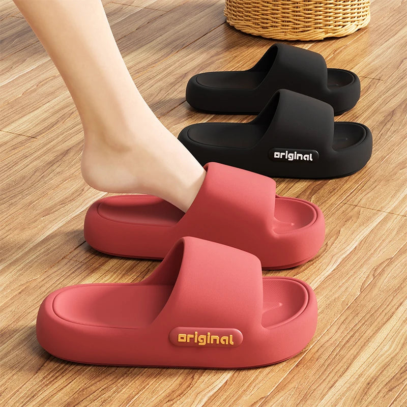 Thick Platform Pillow Slippers