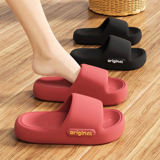 Thick Platform Pillow Slippers
