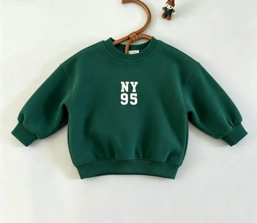 Toddler Sweatshirt With Stylish Print Soft Sport Clothing Pullover Hoodies
