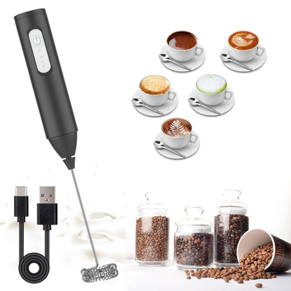 Milk Frother USB Rechargeable 3 Speeds Foam Maker