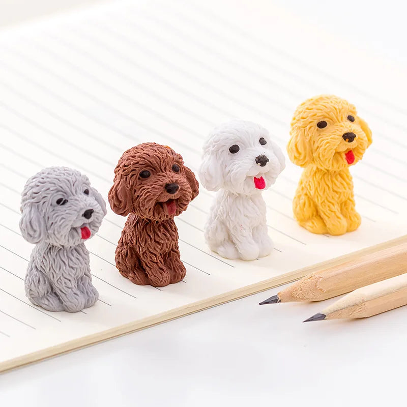 3pcs/lot Cartoon Creative Fruit Eraser Pupils Exam Pencil Eraser