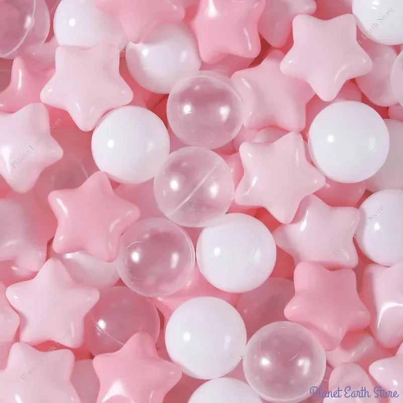 Ball Pit Balls Pack Star and Round BPA Soft Plastic Balls