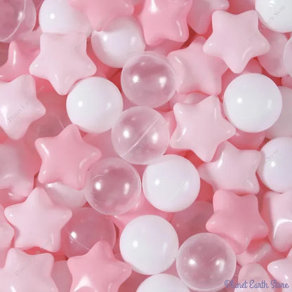 Ball Pit Balls Pack Star and Round BPA Soft Plastic Balls