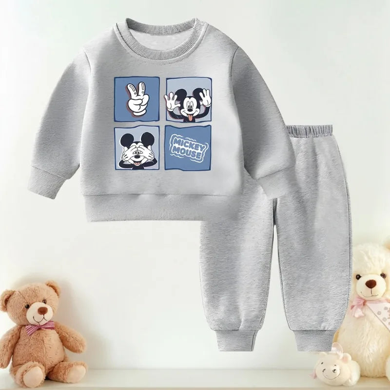 Casual Tracksuits Spring Fall O Neck Hoodies Set