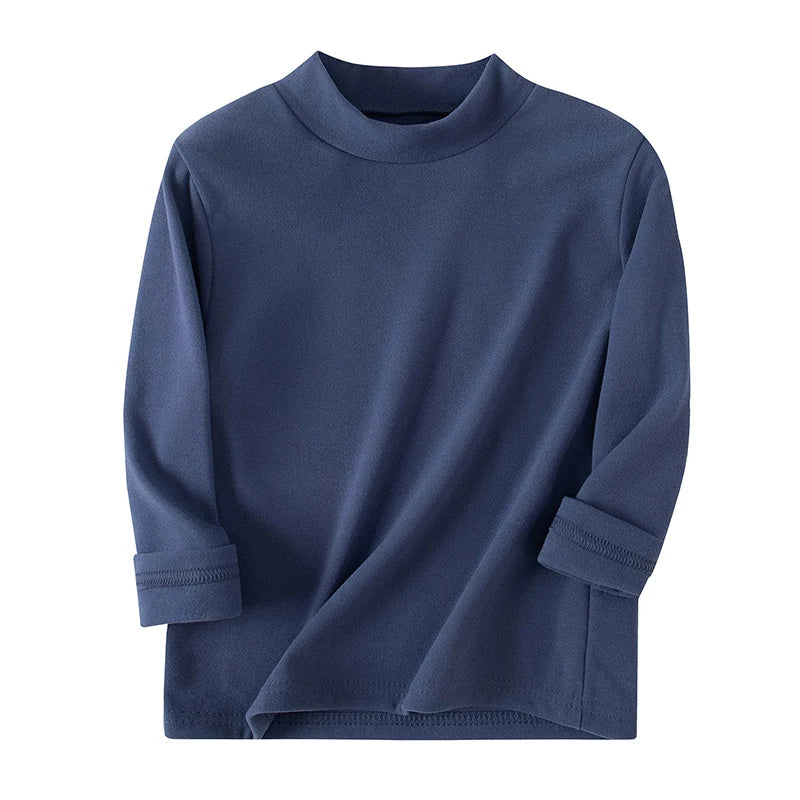 4/1 Piece Autumn And Winter Half High Neck Warm Base Shirt