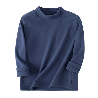 4/1 Piece Autumn And Winter Half High Neck Warm Base Shirt