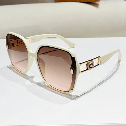 Luxury Diamond Oversized Square Eyeglasses