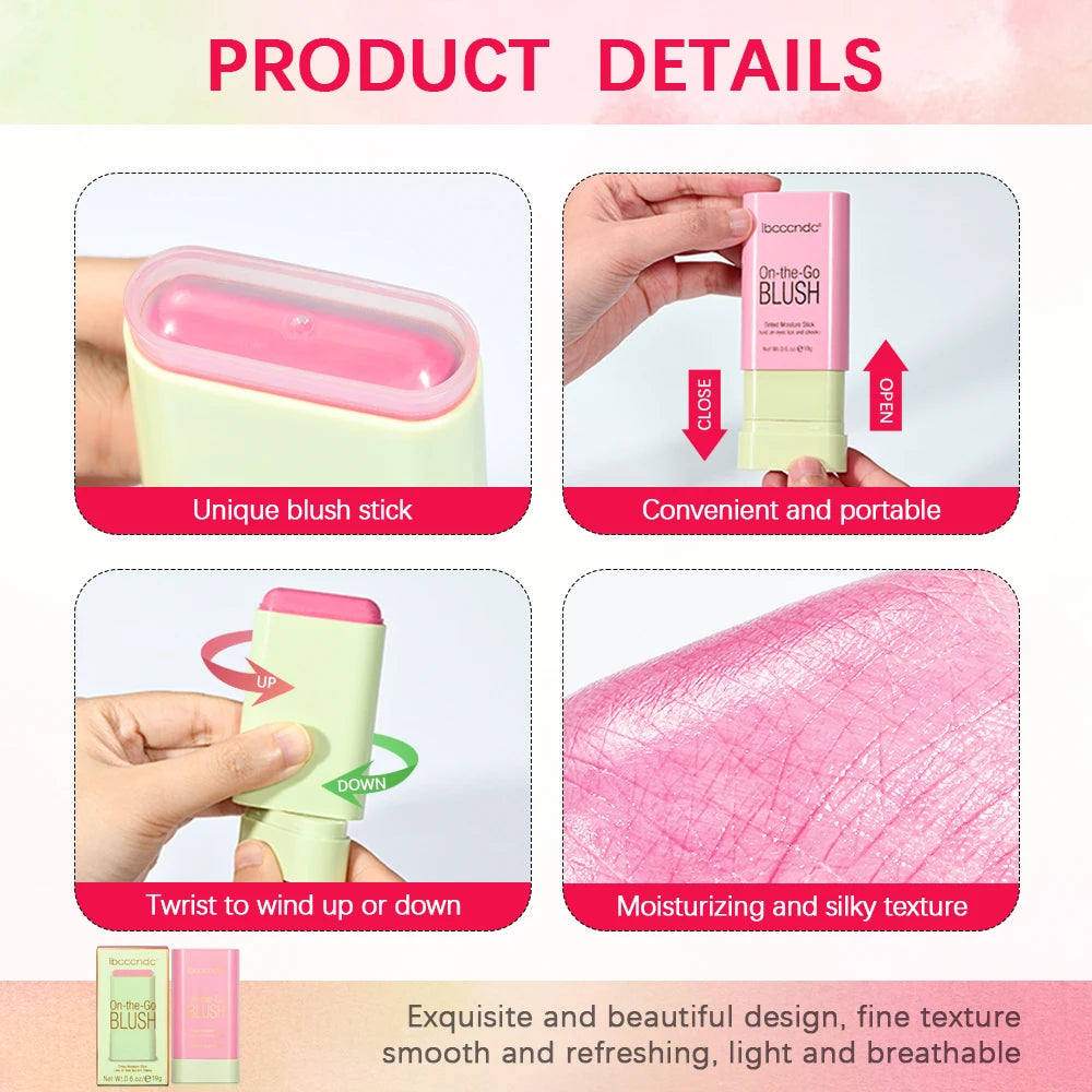 Make Up Functional Blush Stick Easy Color Rouge Blusher